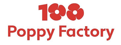 Poppy Factory 100 years logo